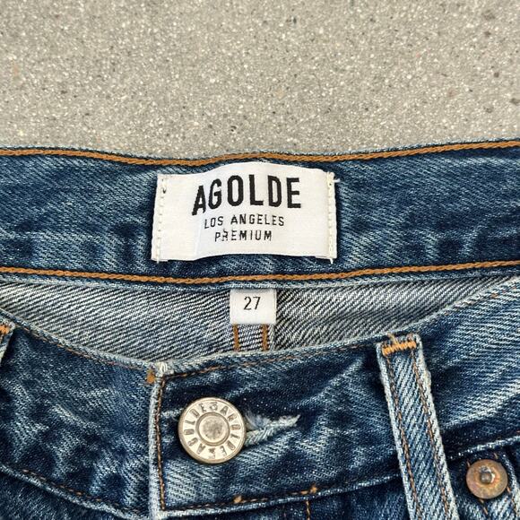 AGOLDE Jamie High Rise Classic Jeans in Grade - Picture 7 of 10
